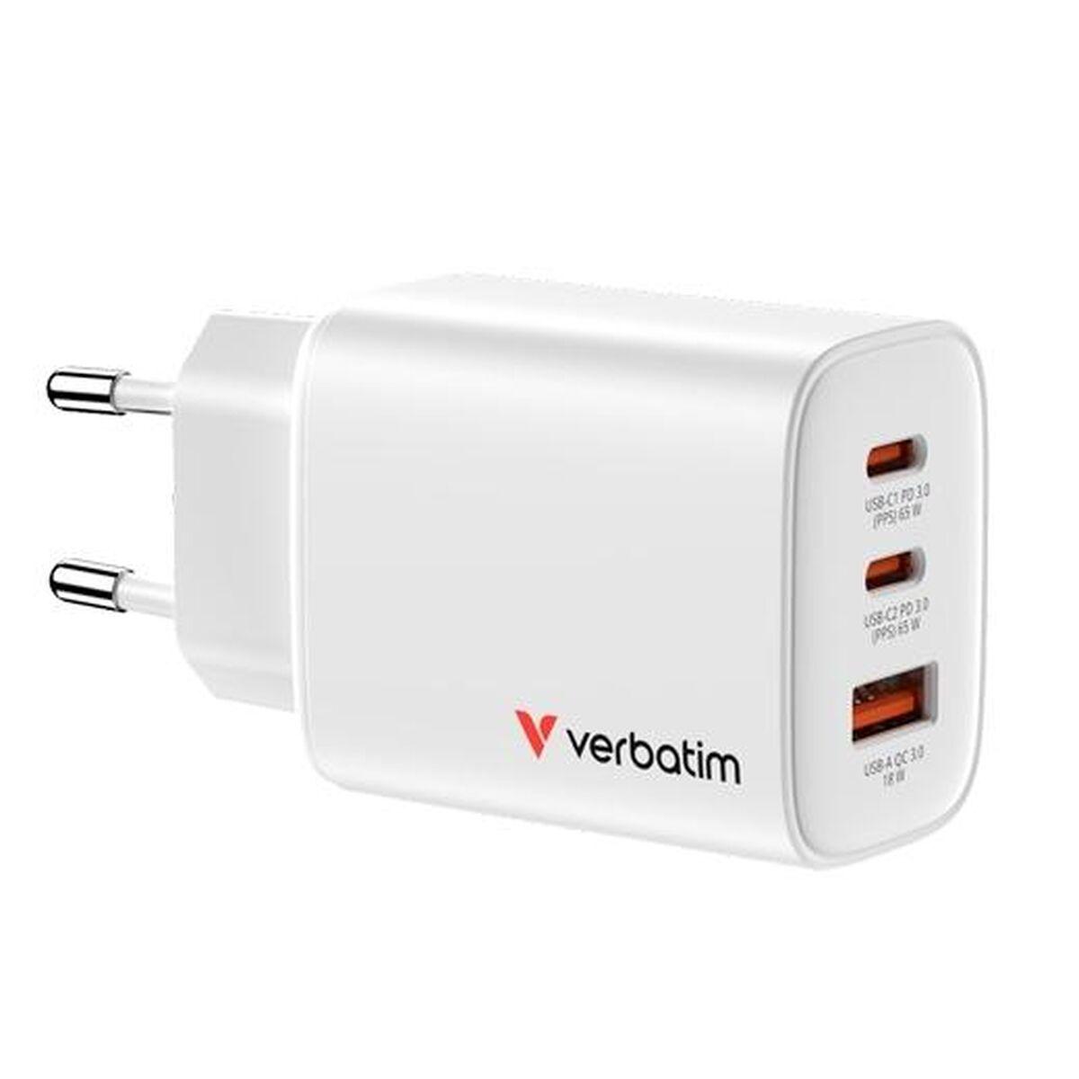 Cabo USB Verbatim 32353 65 W Branco
