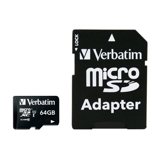 Cartão de Memória Micro SD com Adaptador Verbatim 44084