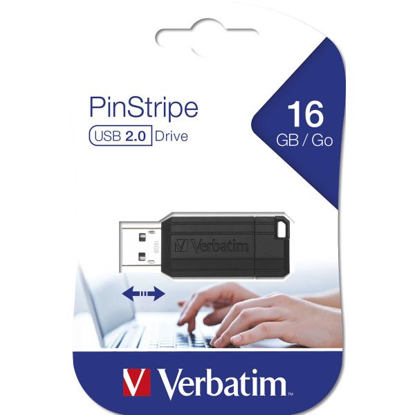 Memória USB Verbatim 49063 Preto 16 GB