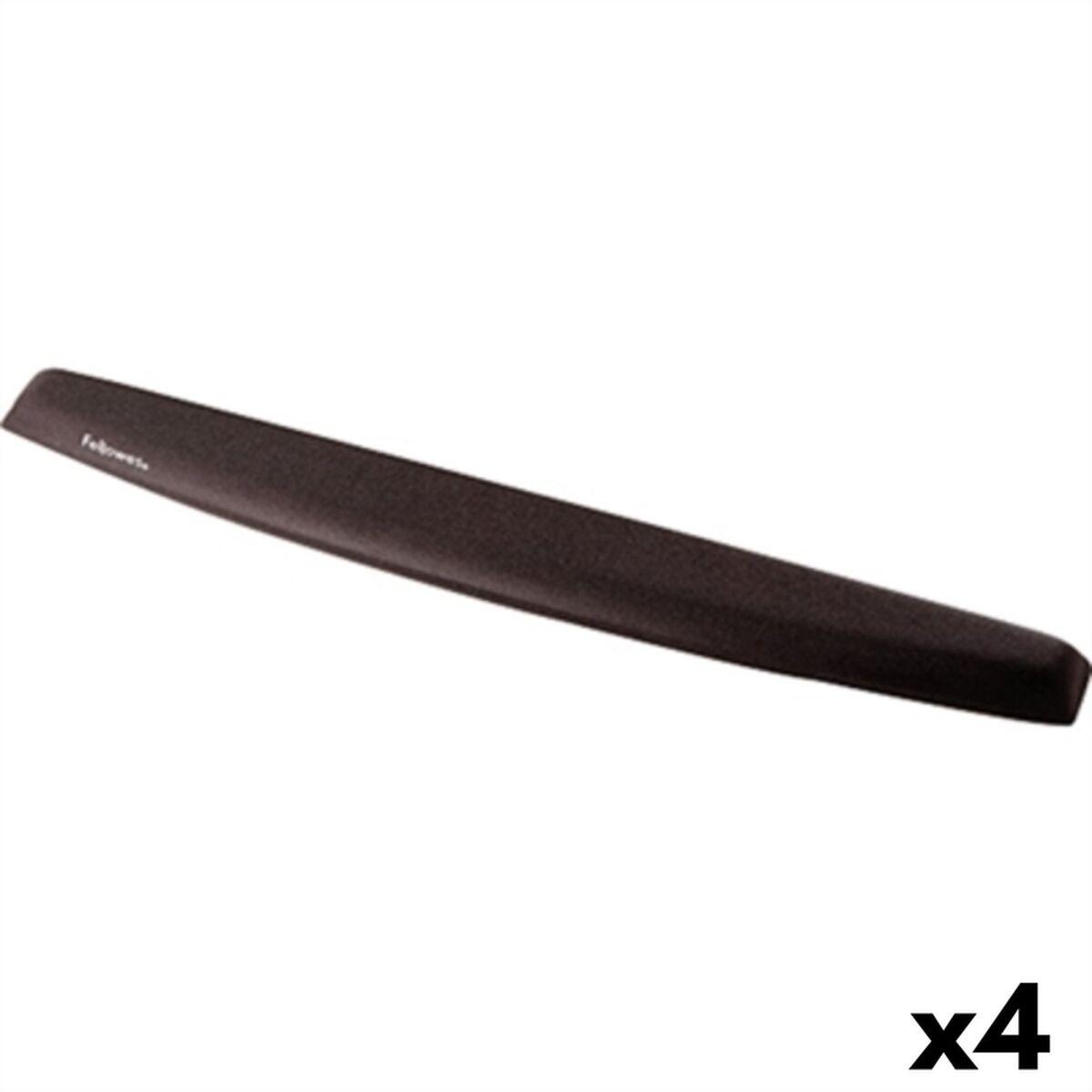 Apoio para pulsos Fellowes    Preto Tecido Foam 4 Unidades (23 x 490 x 58 mm)