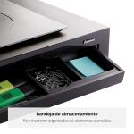 Elevador Fellowes Designer Suites Monitor Preto 2 Unidades