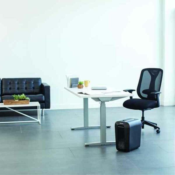 Trituradora de Papel Micro-Corte Fellowes LX65 22 L 10 Folhas 4 x 40 mm Preto