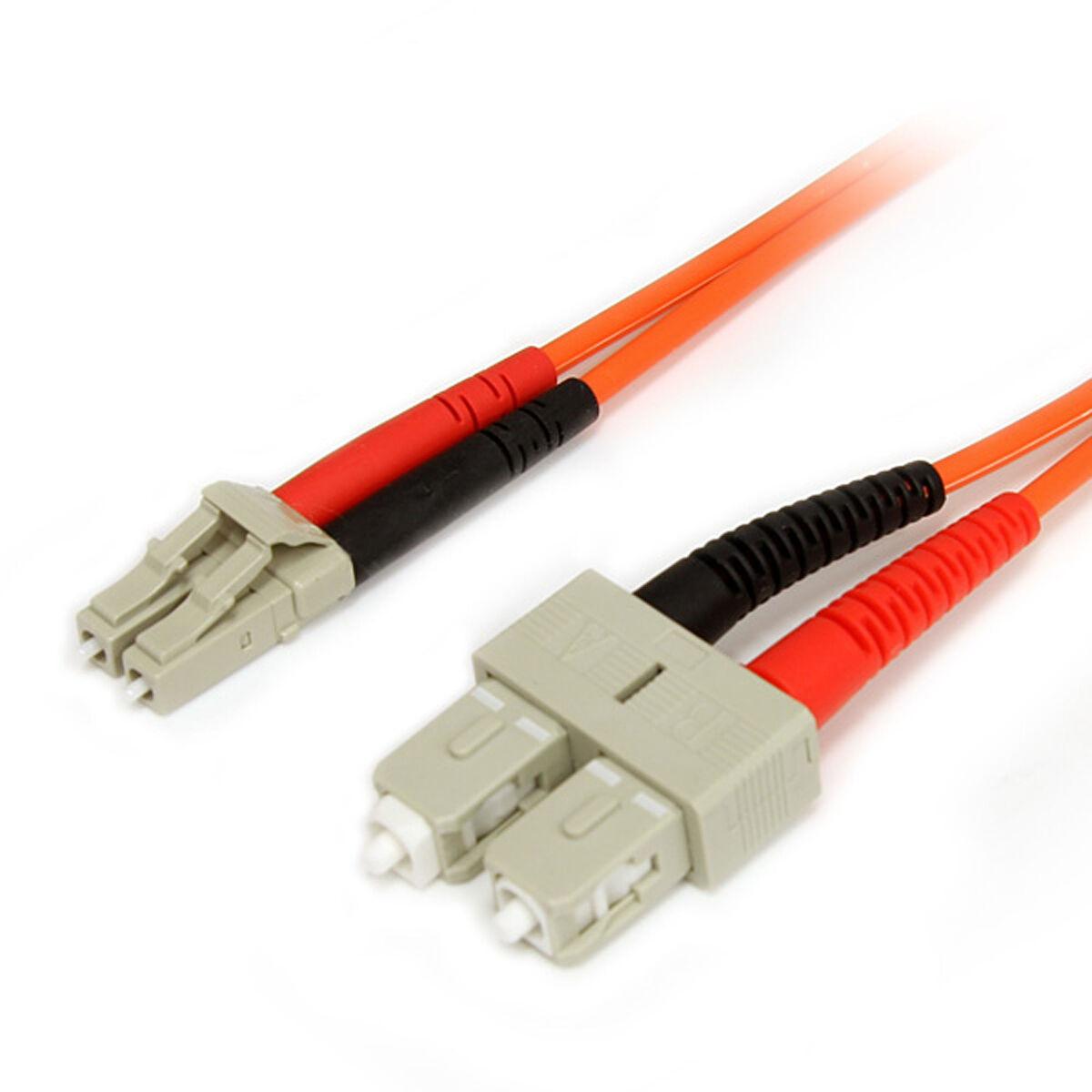 Cabo de fibra ótica Startech FIBLCSC2 2 m Laranja