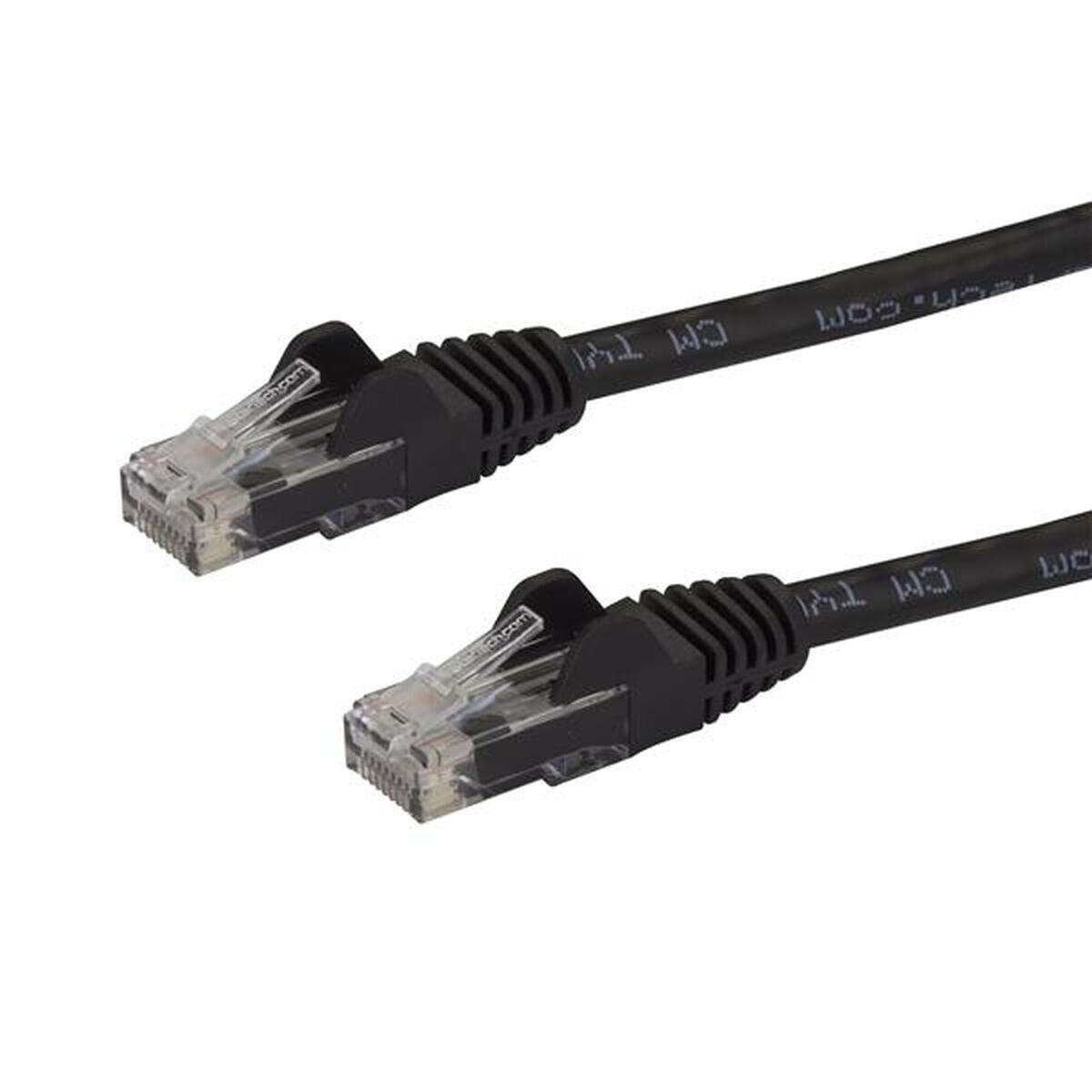 Cabo de rede rígido UTP Categoria 6 Startech Cable de Red Cat6 con Conectores Snagless RJ45 - 30,4m Negro Preto