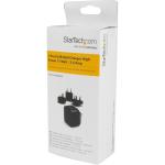 Carregador de Parede Startech USB2PACBK            Preto