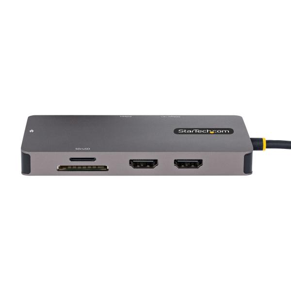 Hub USB Startech 120B-USBC-MULTIPORT Cinzento 15 W