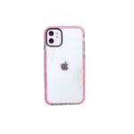 QCHARX Transparent Case for iPhone 16e, Pink Transparent/iPhone 16e/Pink Details QCHIP16ETRRS