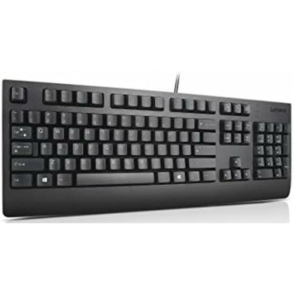 Teclado Lenovo 4X30M86918 Qwerty espanhol Preto