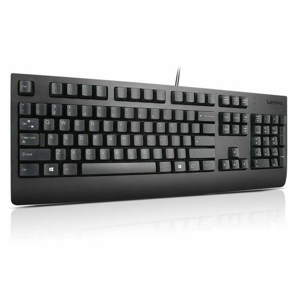 Teclado Lenovo 4X30M86918 Qwerty espanhol Preto