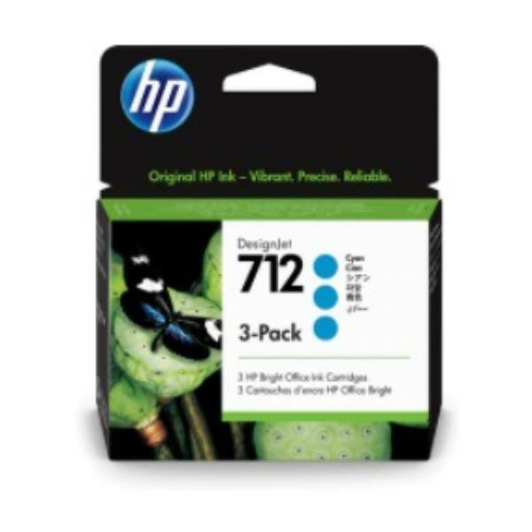 Tinteiro de Tinta Original HP 3ED77A Ciano