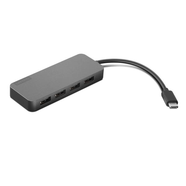 Hub USB Lenovo 4X90X21427 Cinzento