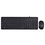 Teclado e Rato HP 150 Preto QWERTY Qwerty US