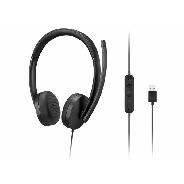 Auriculares com microfone Lenovo 4XD1P83425 Preto