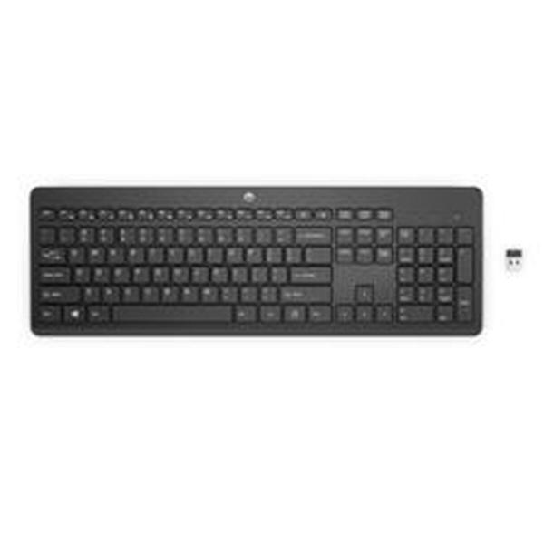 Teclado HP 3L1E7AA#ABE Preto Qwerty espanhol