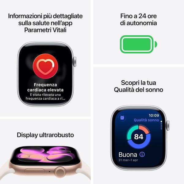 Smartwatch Apple MFD24QL/A Preto Titânio Ardósia 46 mm
