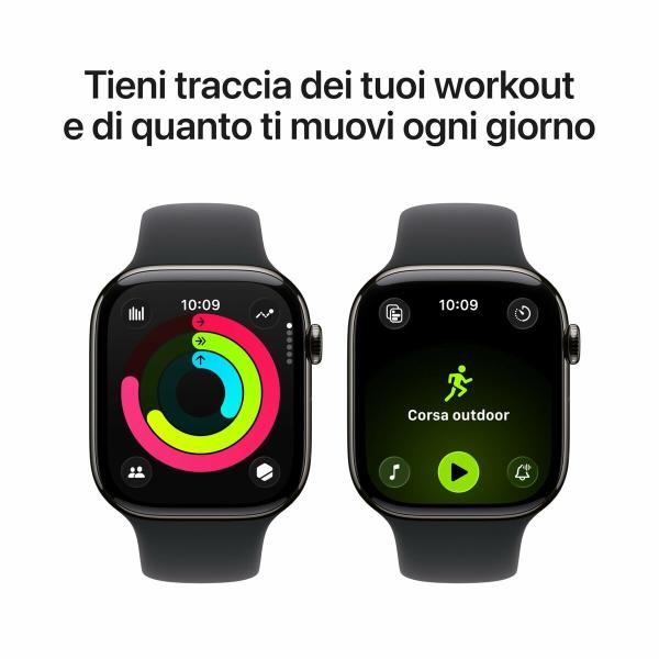 Smartwatch Apple MFD24QL/A Preto Titânio Ardósia 46 mm