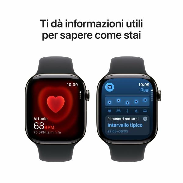 Smartwatch Apple MFD24QL/A Preto Titânio Ardósia 46 mm