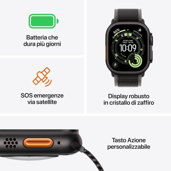 Smartwatch Apple MEWR4QL/A Titânio 49 mm