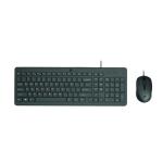 Teclado e Rato HP 150 Preto Qwerty espanhol