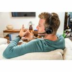 Auriculares com microfone HP 7Y211AA Preto