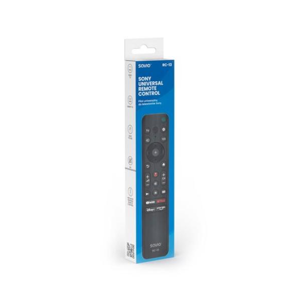 SAVIO RC-13 TV REMOTE CONTROL REPLACEMENT FOR SONY SMART TV