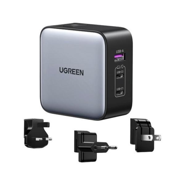 TRAVEL UGREEN USBA 2*USBC 65W WORLDWIDE CHARGER