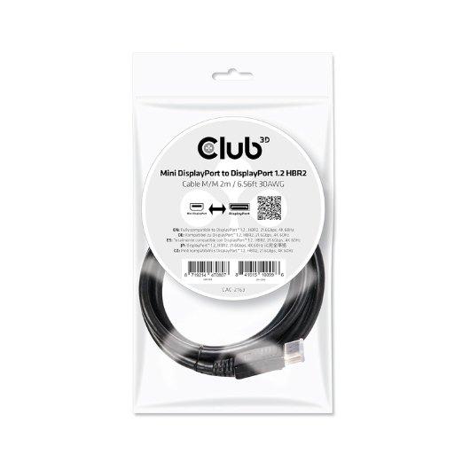 ACTIVE MINI-DP TO VGA ADAPTER CLUB3D BLACK