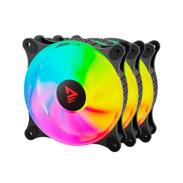 FAN 120X120 SAVIO BLAST ARGB PACK 3 PCS