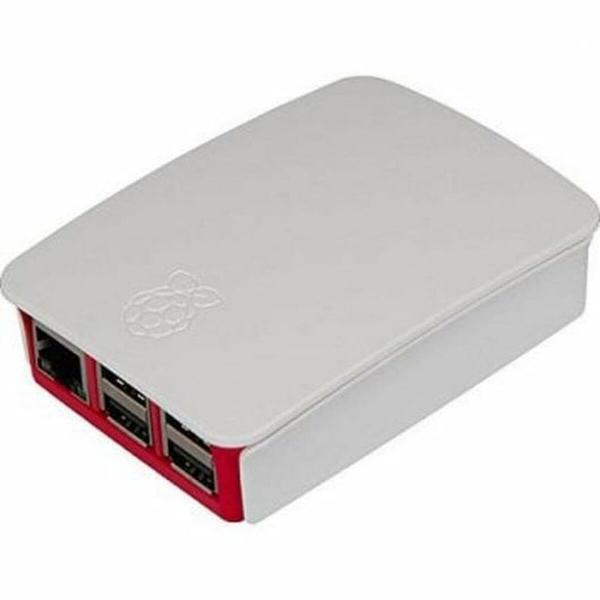 Caixa para Raspberry Pi RASPBERRY PI 1876751 Branco Vermelho
