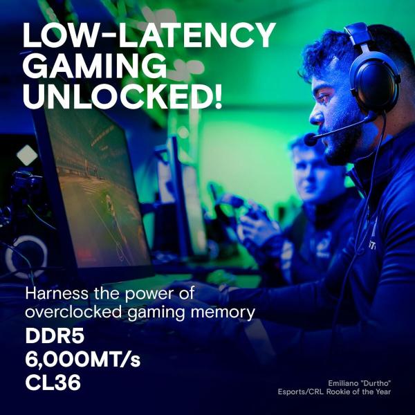 Memória RAM Crucial 32 GB DDR5 6000 MHz