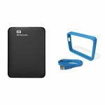 Disco Duro Externo Western Digital WDBUZG0010BBK-WESN USB 3.0 1 TB HDD 1 TB SSD