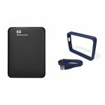 Disco Duro Externo Western Digital WDBUZG0010BBK-WESN USB 3.0 1 TB HDD 1 TB SSD