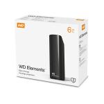 Disco Duro Externo Western Digital WDBWLG0060HBK-EESN Preto 6 TB