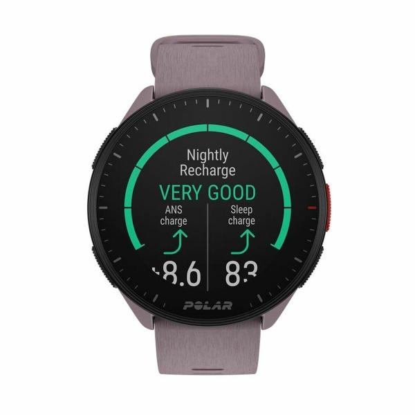 Smartwatch com Pedómetro Running Polar Roxo 1,2"