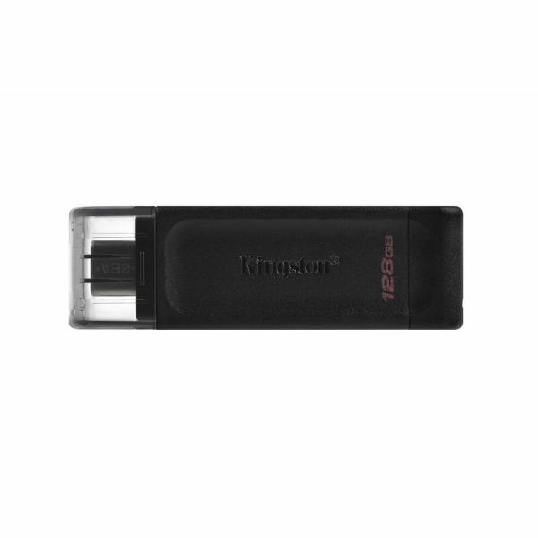 Memória USB Kingston DT70/128GB usb c Preto 128 GB