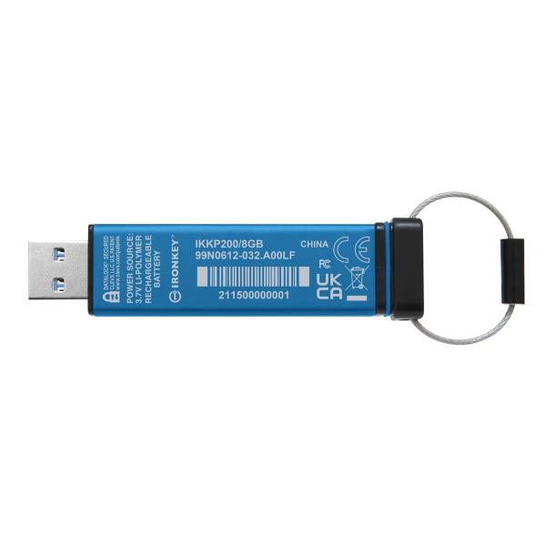 Pendrive Kingston IKKP200/8GB Azul 8 GB