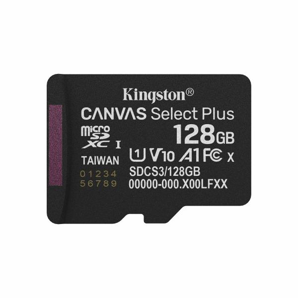 Cartão de Memória Micro SD com Adaptador Kingston SDCS3/128GBSP 128 GB