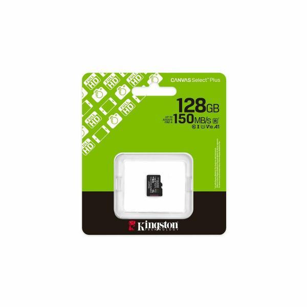 Cartão de Memória Micro SD com Adaptador Kingston SDCS3/128GBSP 128 GB