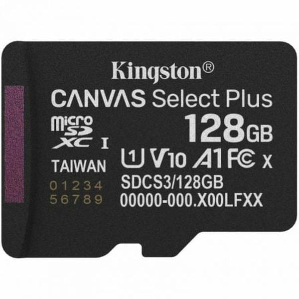 Cartão de Memória Micro SD com Adaptador Kingston SDCS3/128GBSP 128 GB