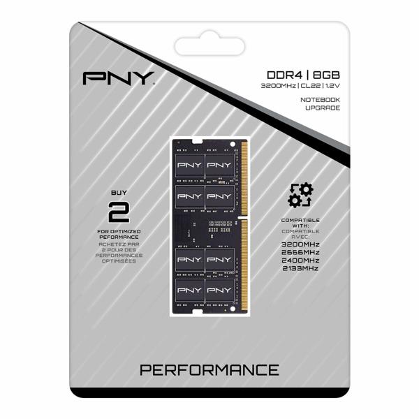 Memória RAM PNY MN8GSD43200-TB 8 GB DDR4 3200 MHz CL22