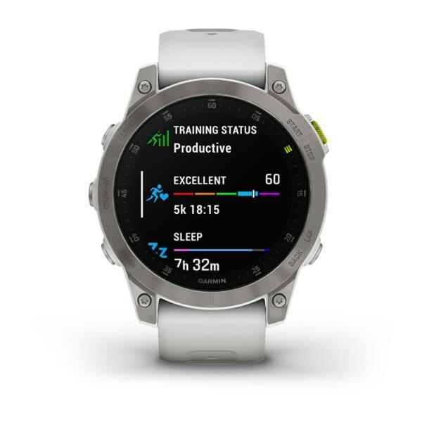 Smartwatch com Pedómetro GARMIN 010-02582-21 1,3" Branco Preto Titânio Sim