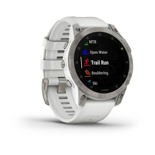 Smartwatch com Pedómetro GARMIN 010-02582-21 1,3" Branco Preto Titânio Sim
