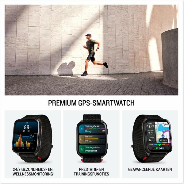 Smartwatch GARMIN 010-02980-03 Preto Verde Cinzento Ardósia