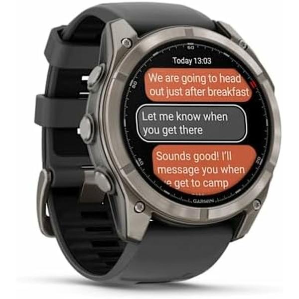 Smartwatch GARMIN fenix 8 Pro Preto Cinzento Grafite 1,4"