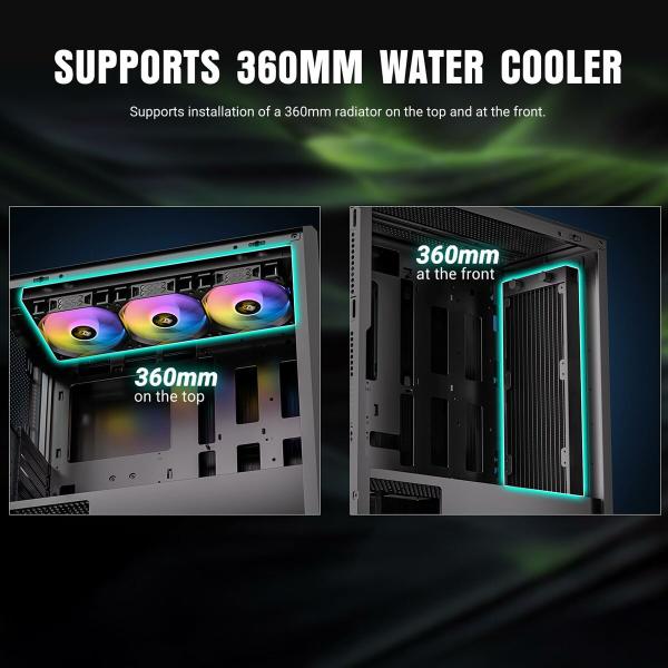 Caixa Semitorre ATX Antec AX-1000 Preto