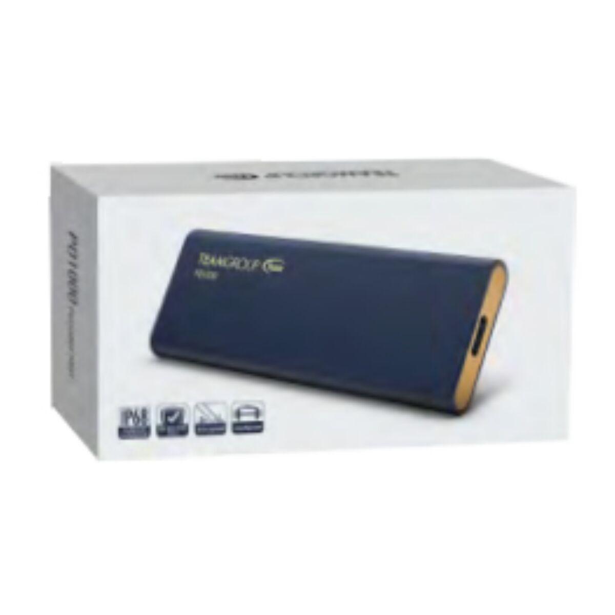 Disco Duro Externo Team Group PD1000 Azul Marinho Concha SSD 512 GB SSD
