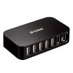 Hub USB D-Link DUB-H7/E USB 2.0 Preto