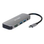 Hub USB D-Link DUB-2325 Cinzento