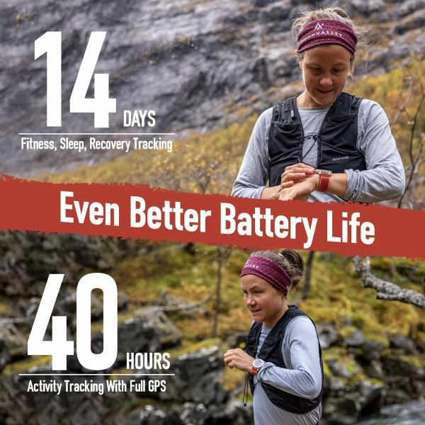 Smartwatch Coros WAPX2-PNK Preto Cor de Rosa 1,2"