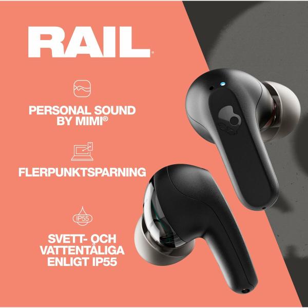 Auriculares in Ear Bluetooth Skullcandy S2RLW-Q740 Preto